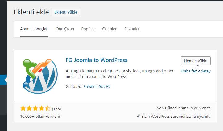 Joomla'dan WordPress'e Geçmek